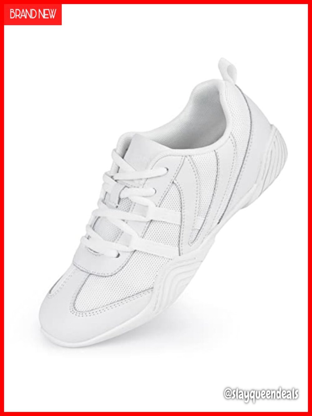 Cheer Shoes for Women Lightweight Breathable Mesh Flats for Cheerleading Dance